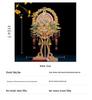 Qing Que Luxurious Chinese Embroidered Bridal Hand Fan DIY Kit with Gift Box Packaging