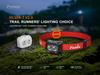 FENIX Rechargeable Headlamp for Trail Running and Outdoors 800 Lumens 125m Range Up To 160 Hours Dual Primary Beams Cool Warm White 5lm Red Beam Sport