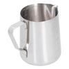 Džbánek na pěnění mléka Hrnek Nerezový Pěnič Kávová konvička s měřicí stupnicí pro domácí párty Bar 350 ml