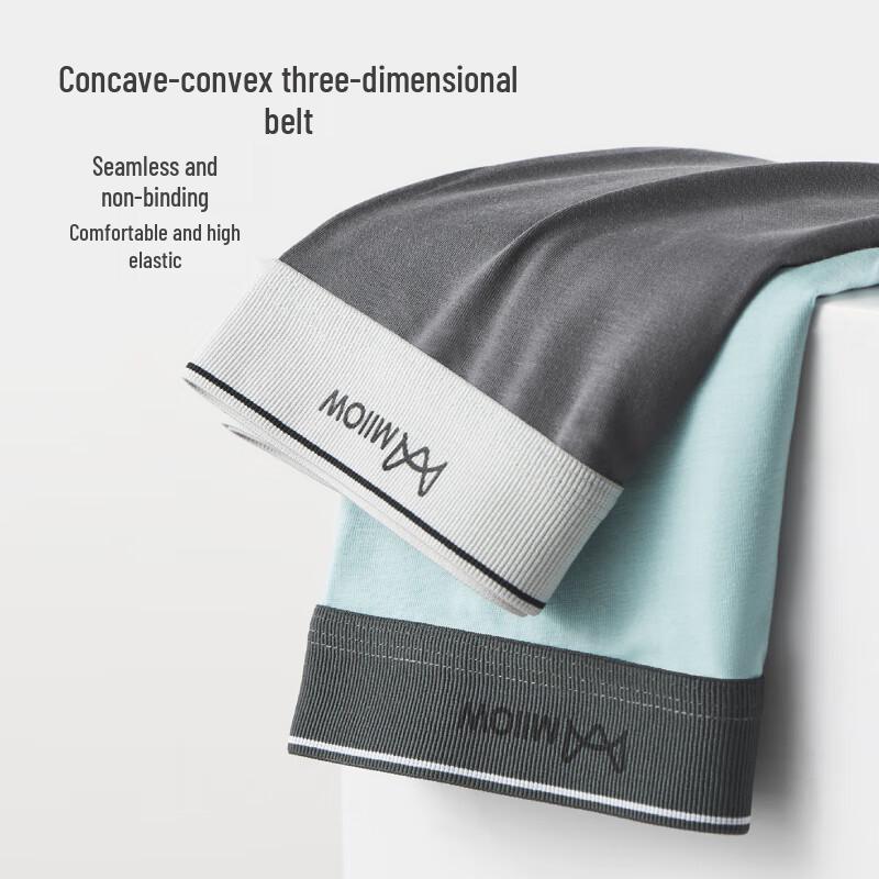 Mao Ren Men's Cotton Antibacterial Boxer Briefs 4-Pack