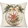 Christmas decoration pillowcase holiday party decoration pillow cover suitable for family room living room sofa cushion cover