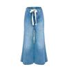 Damenhose Große Größe Stretch Jeans Lose Halbelastische Hose