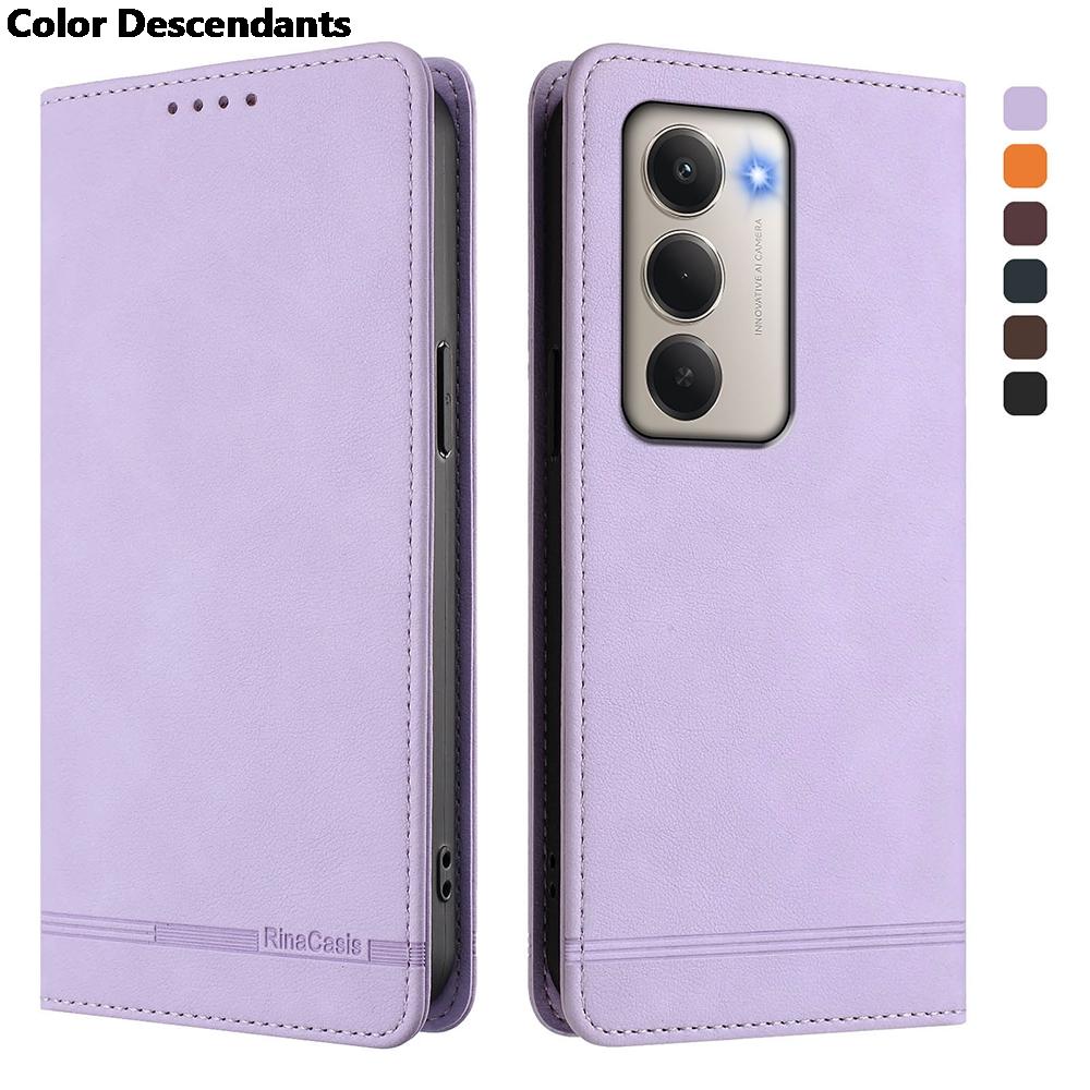 Magnetic Book Case For Xiaomi Poco C71 C65 C61 C40 X6 F6 M6 Redmi 13C 12C 10C 10A Turbo 4 K80 K70 RFID Anti-Theft Leather Cover
