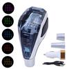 Universal Crystal LED Gear Shift Knob with Colorful Light for Manual Automatic Transmission 8mm 10mm 12mm Most Cars Compatible