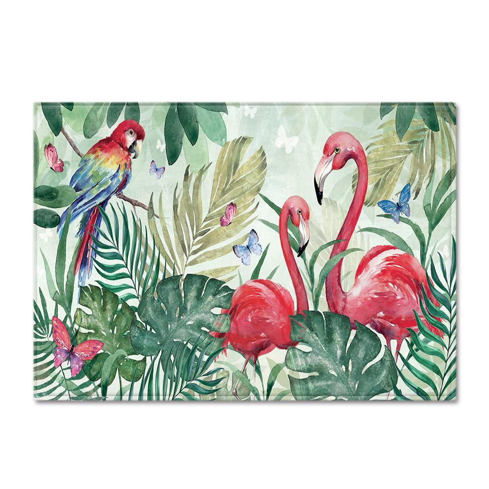 Flamingo Large Carpet Feather Wind Bedroom Floor Mat