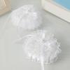 Romance Lace Wedding Rings Holder Heart Shape Fingerring Box For Bridal Party Formal Occasion Jewelry Gift Display