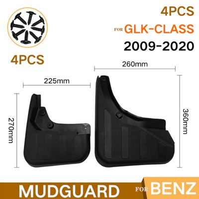 Mudflaps GUARD FOR Mercedes BENZ GLK CLASS X204  2009- MUDGUARDS SPLASH MUD FLAP FENDER MUDGUARD CAR ACCESSORIES AUTO