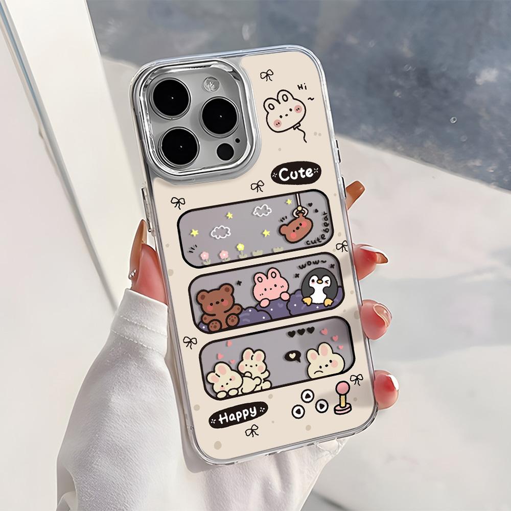 Transparent Phone Case for iPhone 11 12 13 iPhone 13 14 15 Pro 15 16 Pro Max Samsung A15 A16 A25 A26 A55 A56 S25 S24 S22 S23 Ultra S25 Edge