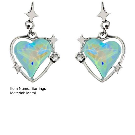 1 Pair Stud Earrings Rhinestones Dressing Up Decorative Chic Women Wedding Party Drop Earrings Jewelry Accessories