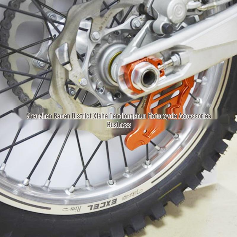 KTM 125/250/350/450 Sprocket Guard and Rear Brake Cover with Chain Decoration