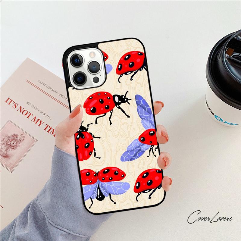 

Чехол для телефона Божья коровка Семь Звезд для Apple iPhone 17 Air Pro Max Plus Чехол для iPhone 17 Air 14 15 16 13 12 Max Чехол iPhone 14pro