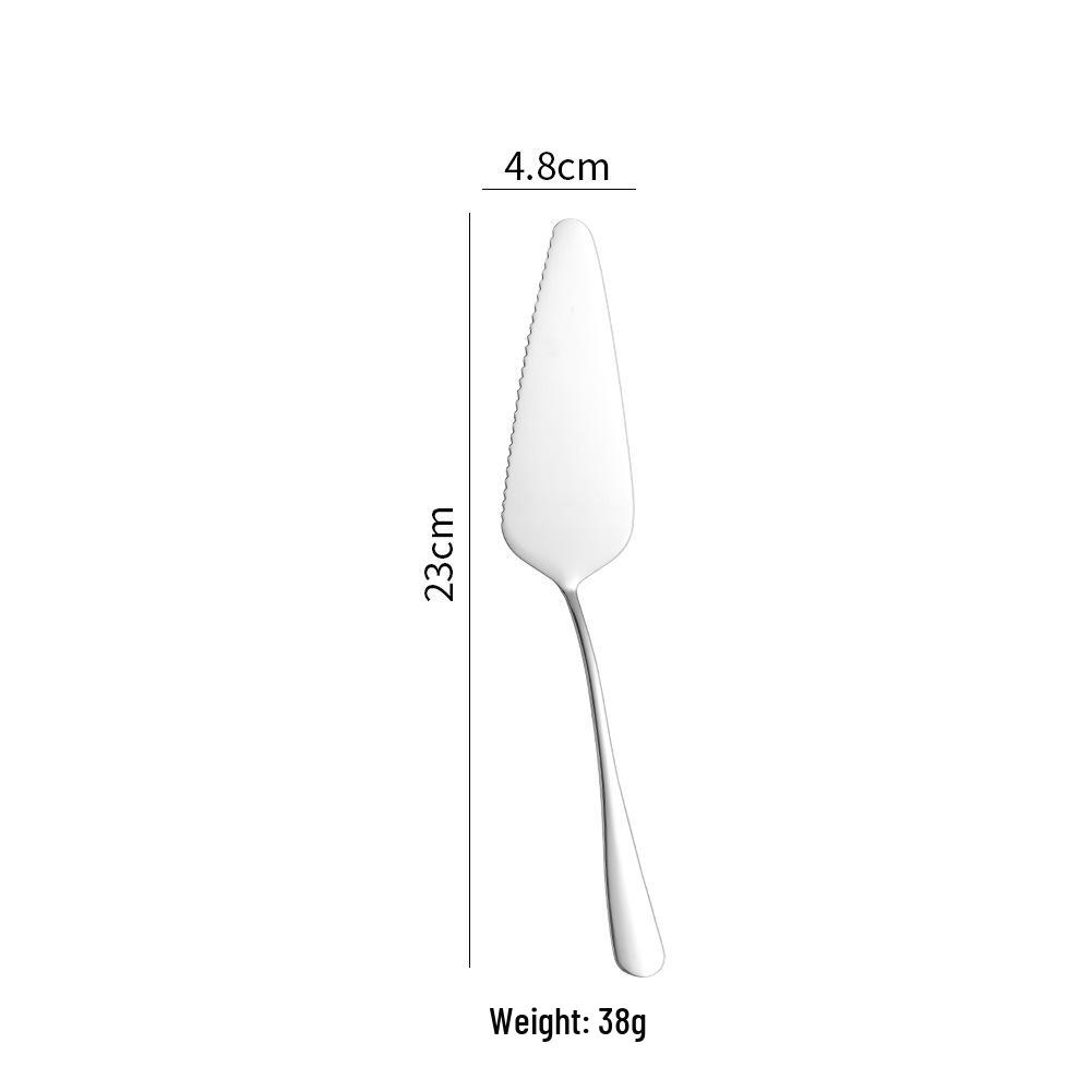 Edelstahl Suppenkelle & Geschlitzter Salatlöffel Gabel Set für Westliche Küche und Hotelgebrauch
