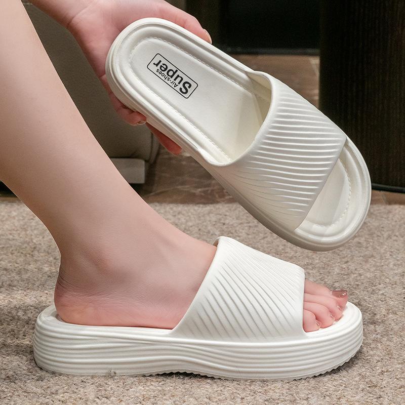 Platform Slippers Women's Summer Fashion New Outer Wear Muffin Summer Height Increase Two Wear Sandals Outside