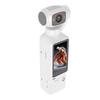 4K Vlogging Camera with 180 Degrees  Rotating Lens 64M Handheld Vlogging Camera for Outdoor Cycling Sports Travel White