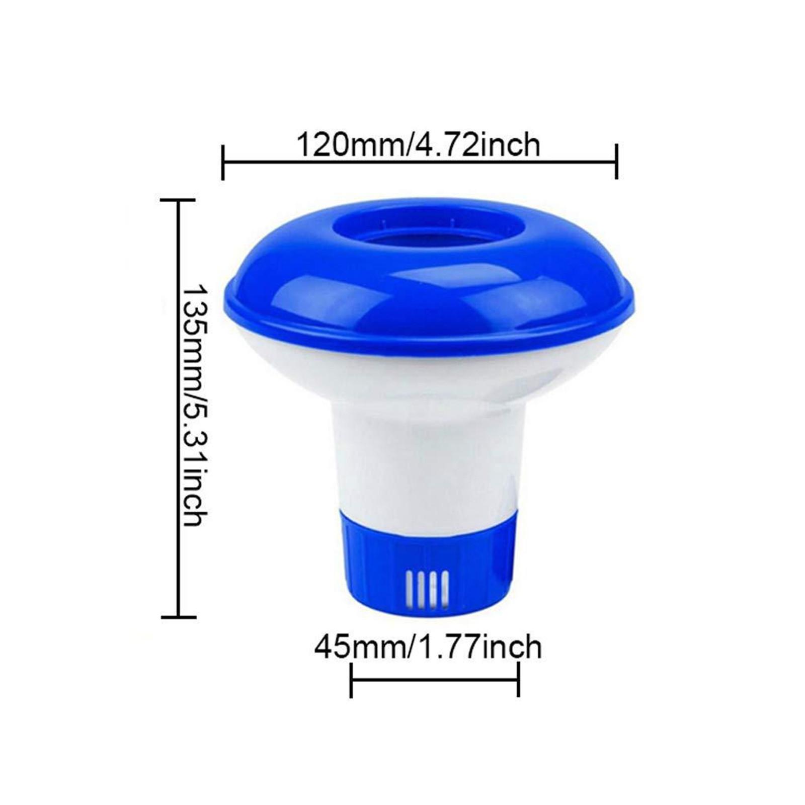 

Плавающий бассейн Химический поплавок Таблетки хлора и брома Плавающий дозатор Аппликатор Плавающий спа Принадлежности для гидромассажной ванны синий