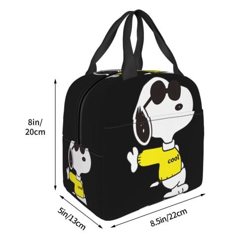 Snoopy Lunch Bag with Insulated Storage, Large Capacity, Perfect for Commuting To School or Work