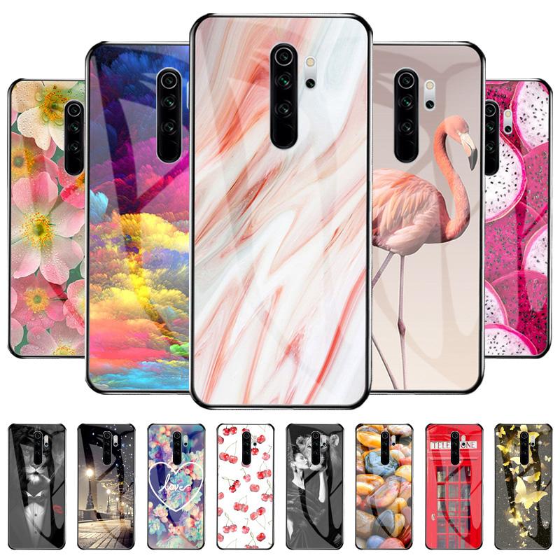 Protective Case For Xiaomi Redmi Note 8 Pro Case Tempered Glass Hard Funda For Xiaomi Redmi Note8 Pro Phone Cover Note 8pro Capa