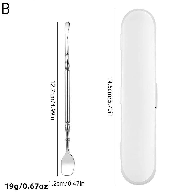 Rust Proof Stainless Steel Double Head Blackhead Remover Scraper Blemish Extractor for Long Lasting Skincare Use