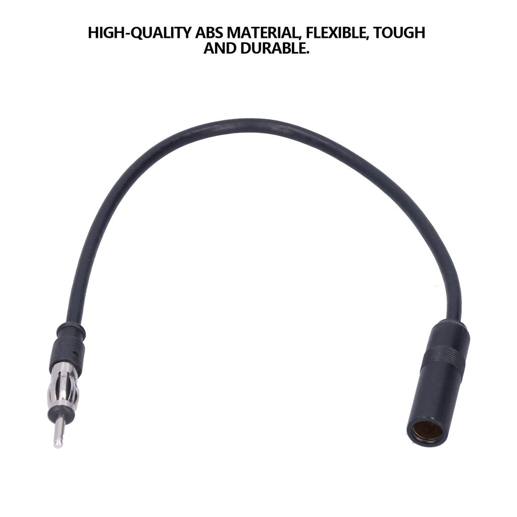 Car Antenna Extension Cable FM Antenna Extension Wire FM Radio Antenna Extension Cable Cord Portable Accessory for Car Black