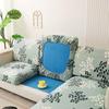 Printed Stretch Sofa Seat Cushion Cover L-shaped Corner Couch Sofa Slipcover for Living Room Wedding Elastic Seat Cushion Cover
