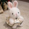 Cute Rabbit Plush Toy Stuffed Animal Bunny Rabbit Wear Skirt Sweater Accompany Sleeping Doll Girls Birthday Gift