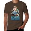 Living In a Van Down by the River TShirt Sweat Funnys Anime Fitted T Shirts for Men