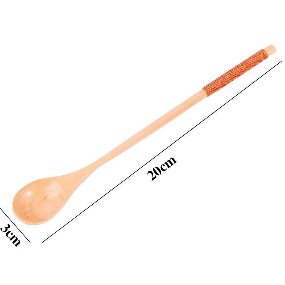 Cooking Dessert Long Handle Tableware Kitchen Teaspoon Wooden Spoon Spoons Soup Spoon Coffee Spoon