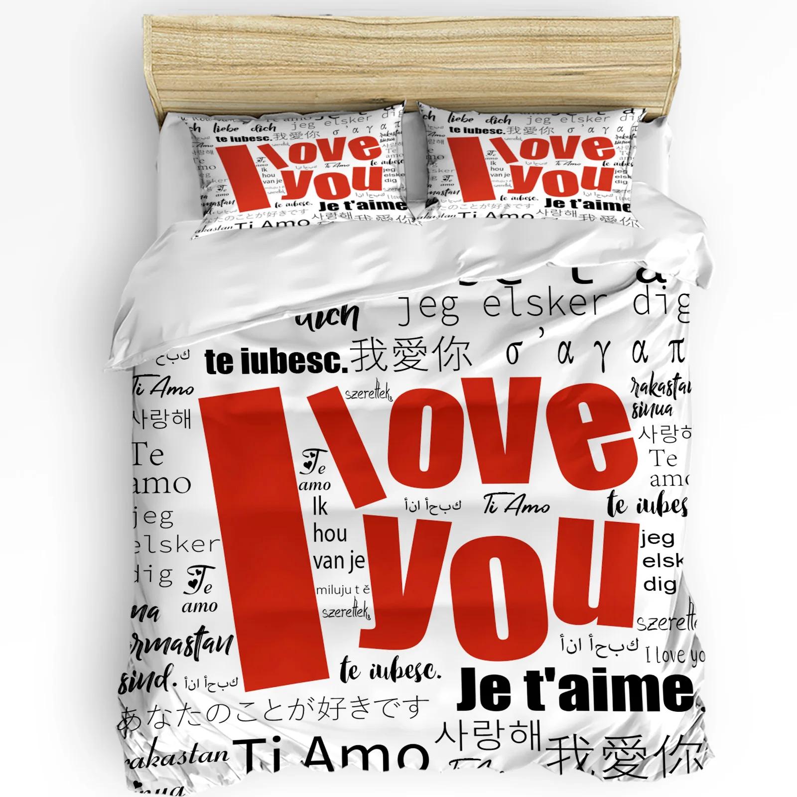 

Love Heart-shaped Falling Valentine s Day Gradient Duvet Cover Bed Bedding Set Home Quilt Cover Pillowcases Bedding Set No Sheet EU single(135x200cm)