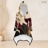 Women Plus Size Two Piece Hooded Long Sleeve Top And Pants Halloween Ghost Cat Moon Print Loungewear Set