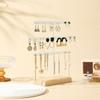 Metal Earrings Display Stand 52 Holes Necklace Bracelet Anklet Stud Holder  Desktop
