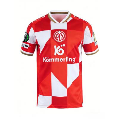 2026 Mainz 05 Away Football Jersey Mens Short-Sleeve Breathable Soft Fan Version Match Training Soccer Shirt Adult Surf T-shirt