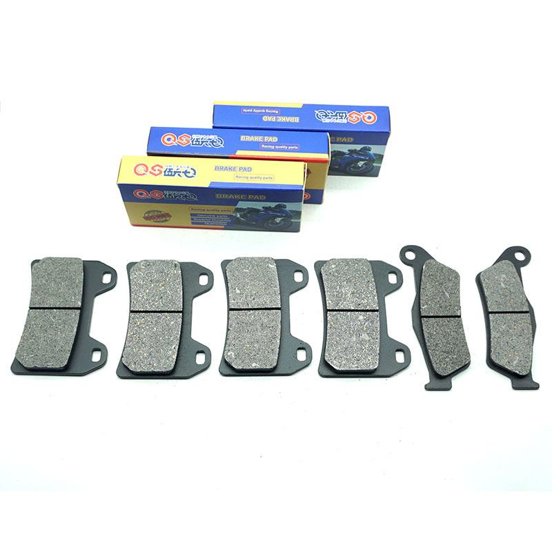 Motorcycle Front Rear Brake Pads for MOTO-GUZZI V1100 Breva 2005-2007 1200 Sport 4V ABS 2012-2014 Griso 8V 2007-2013 V 1100