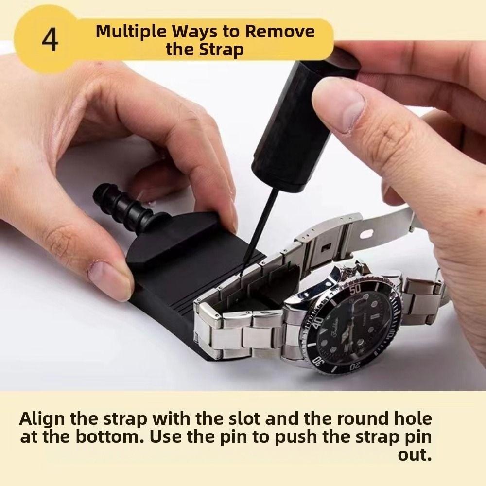 52Pcs/set Pin Extraction Strap Chain Pin Remover Watch Band Strap Adjustment Strap Maintenance