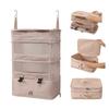 1pc Multifunctional Three-layer Hanging Travel Storage Bag Household Supplies Clothing Organizer Closet Organizer