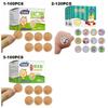 100/120PCS Round Round Band Aid Wound Dressing Children  Adhesive Bandages Cute Cartoon Bands Aid