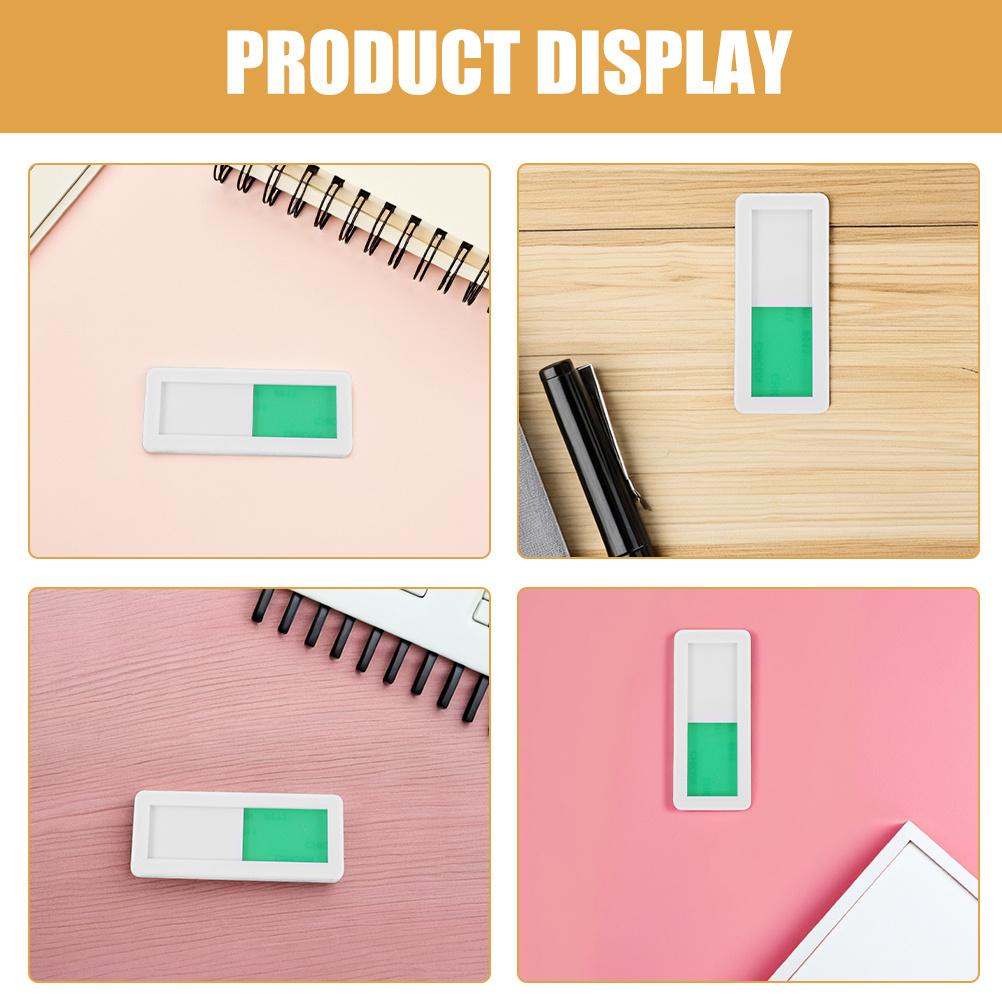 3pcs Acrylic Door Sign For Bathroom Office Hotel Room Privacy Slider Indicator Self Adhesive Vacant Occupied Slide Display
