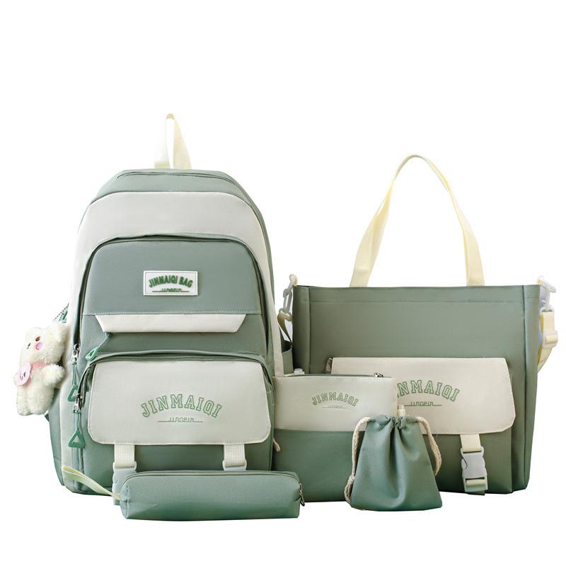 Fünfteiliges Rucksackset Kinderrucksack mit großer Kapazität für Gymnasiasten zur Reduzierung der Belastung durch den Ridge Protection-Rucksack