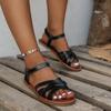 Schickes Frühlings-Essential: Leichte, flache Sandalen für Damen mit bequemem Gummiband, perfekt für ganztägigen Komfort und Stil