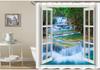 Modern Forest Shower Curtain Green Plant Tree Landscape Shower Curtain Bathroom Waterproof Bathroom Decor Cortina De La Ducha