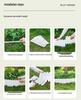 Plastic Garden Fence: Retaining Wall, Flower Bed & Tree Surround