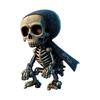 Skull Acrylic Colorful Car Hanging Decoration For Retro Halloween Decor Home