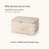 Large Capacity Cotton Duvet Bag With Dustproof Feature For Bedroom Storage