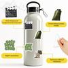 35pcs Minimalist Garden Stickers Natural Greenery  Stickers Green Decals For Notebook Luggage Mobile Phone Cup Suitcase
