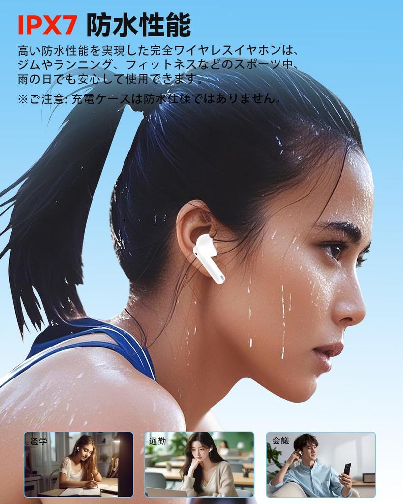 Bluetooth Wireless Earbuds with Touchscreen 6 Silicone IPX7 Up to 90 Hours of 2025 Latest Bluetooth Earbuds with EDR Bluetooth Karuna HIFI Sound Low