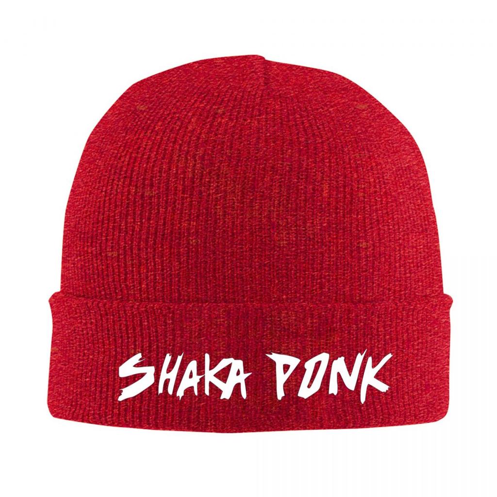 Shaka Ponk Beanie Hats French Music Band Cute Caps Adult Unisex Hippie Knitted Hat Winter Design Thermal Elastic Beanie Hat
