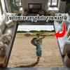 Customize Photos Personalized Image Floor Mat Perfect for Game Room Entryway Hallway Study Room Anti-slip Rug Office Home Decor Spiritual Gift