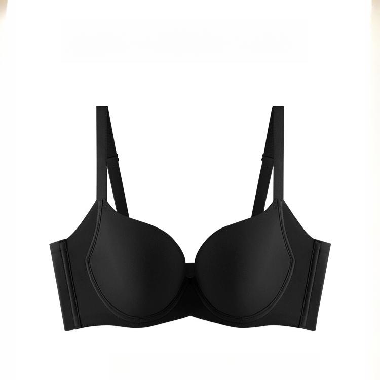 Full Cup Bra Women's Soft Steel Ring Thin Seamless Bra Anti Sagging Bra Women's Drawstring Accessory Bra Smooth and Breathable Bra