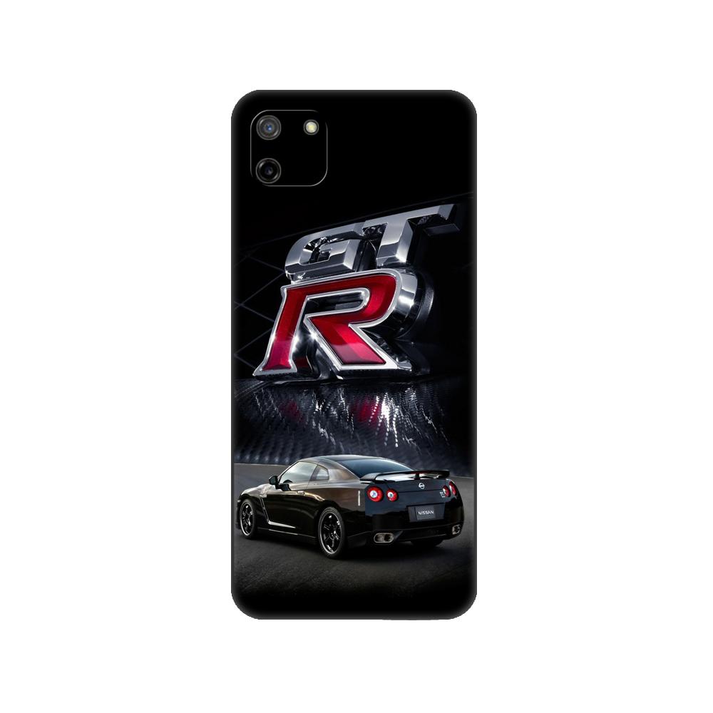 Black Tpu Case For OPPO Realme 8i C25 C25S C11 2020 2021 C20 C21 C21Y C25Y Back Cover Cool Sports Car Design