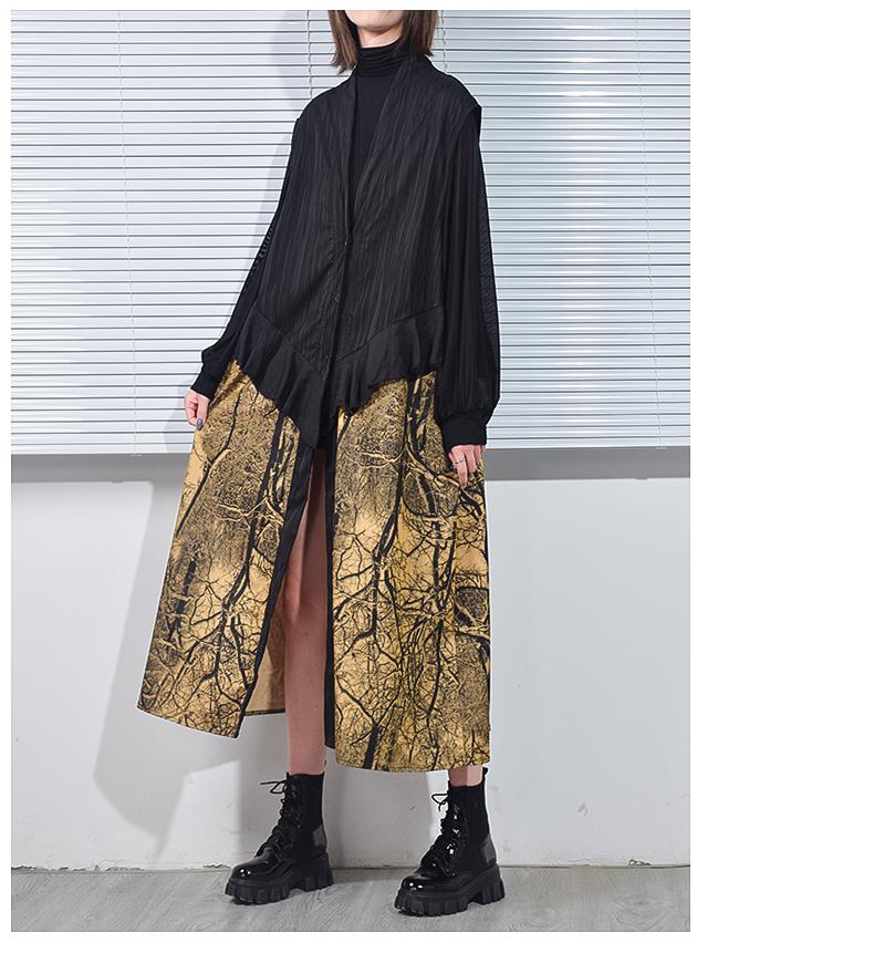 

Платье без рукавов с контрастным цветным принтом XITAO DZL5014 One Size