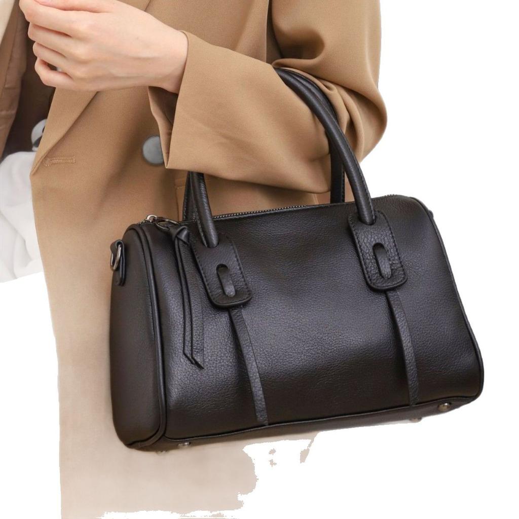 Cowhide Bag Crossbody Pillow Bag Fashion Women's Shoulder Practical Portable Soft Leather Bag